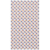 Retro Geometrische Abstract Pat#7 Indigo ID1067 Tafelkleed (Voorkant)