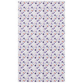 Retro Geometrische Abstracte Pat3 Paarse Sinaasapp Tafelkleed (Voorkant)