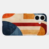 Retro geometrische bogen Case-Mate iPhone case (Achterkant (horizontaal))