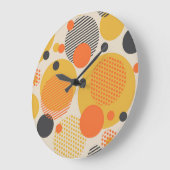 Retro geometrische cirkels: jaren '60  grote klok (Hoek)