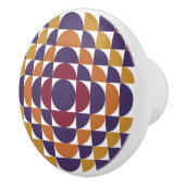 Retro Geometrische Cirkels Keramische Knop (Rechts)
