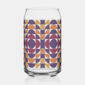 Retro geometrische cirkels kunnen glas | midden va (Rechts)