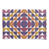 Retro Geometrische Cirkels Kussensloop | Mid-Centu (Voorkant)