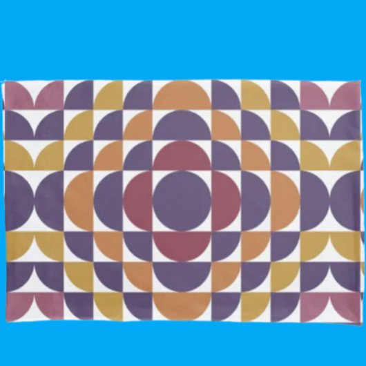 Retro geometrische cirkels Kussensloop | midden va