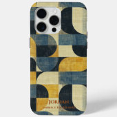 Retro Geometrische Harmonie - Mid-Century Modern Case-Mate iPhone Case (Achterkant)