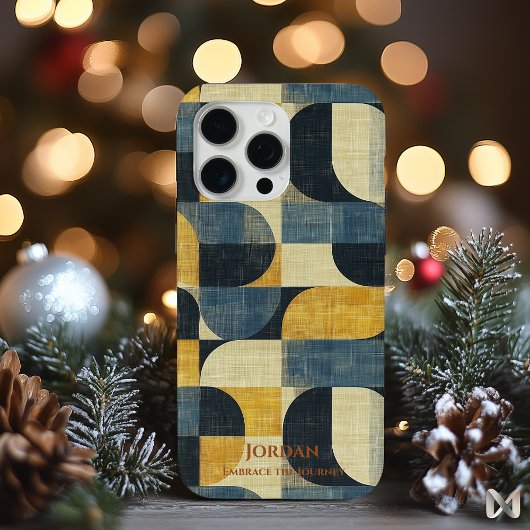 Retro Geometrische Harmonie - Midden-Eeuw Modern Case-Mate iPhone Case