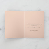 Retro Geometrische Kerstboom Geel Bosgroen Feestdagen Kaart (Binnen)