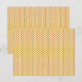 Retro geometrische luxe ansichtkaart briefkaart (Voorkant / Achterkant)
