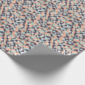 Retro geometrische, naadloze  achtergrond cadeaupapier (Hoek)