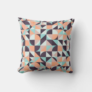 Retro geometrische, naadloze achtergrond kussen