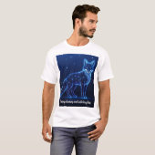 Retro geometrische neon vibes t-shirt (Voorkant volledig)