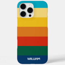 Retro geometrische pastel kleurblok gepersonalisee