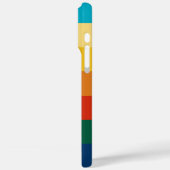 Retro geometrische pastel kleurblok gepersonalisee Case-Mate iPhone case (Achterkant / Links)