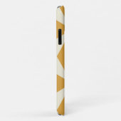 Retro Geometrische Patroon Aangepaste Naam Geel Case-Mate iPhone Case (Achterkant/rechts)