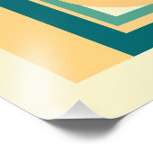 Retro  geometrische risograaf, risoprint foto afdruk (Hoek)