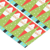 Retro Geometrische Santa Table Runner Korte Tafelloper (Hoek)