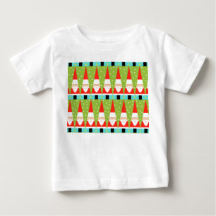 Retro Geometrische T-shirt van de Ruche van de