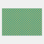 retro geometrische wikkelpapier inpakpapier vel (Voorkant 3)