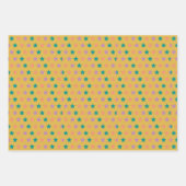 retro geometrische wikkelpapier inpakpapier vel (Voorkant)