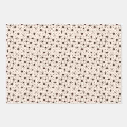 Retro geometry inpakpapier vel (Voorkant)