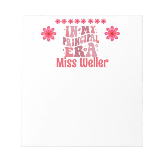 Retro gepersonaliseerd in mijn hoofdtijdperk notitieblok (Voorkant)