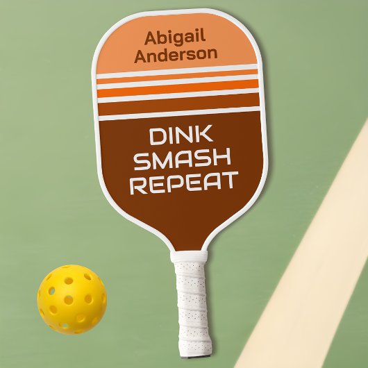 Retro Gepersonaliseerd Pickleball Paddle - Grappig