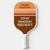 Retro Gepersonaliseerd Pickleball Paddle - Grappig (Voorkant)