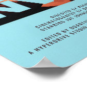 Retro Gepersonaliseerd Sci Fi UFO Home Theatre Fil Poster (Hoek)