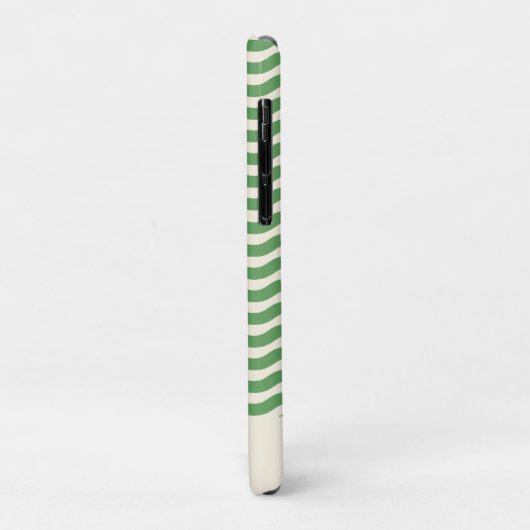 Retro gepersonaliseerde Abstracte golvende lijnen Case-Mate iPhone Case (Achterkant/links)