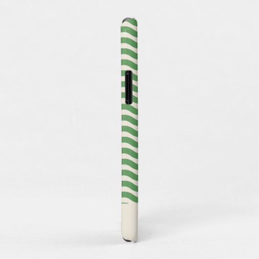 Retro gepersonaliseerde Abstracte golvende lijnen Case-Mate iPhone Case (Achterkant/rechts)