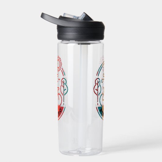 Retro gepersonaliseerde fiets repo waterfles (Rechts)