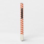 Retro gepersonaliseerde hippie strand strepen Sina Case-Mate iPhone Case (Achterkant/links)