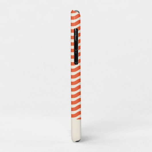 Retro gepersonaliseerde hippie strand strepen Sina Case-Mate iPhone Case (Achterkant/links)