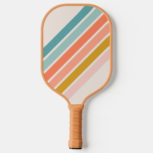 Retro Gepersonaliseerde Naam Aangepast  Ontwerp Pickleball Paddle (Achterkant)