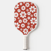 Retro gepersonaliseerde naam madeliefje pickleball paddle (Achterkant)