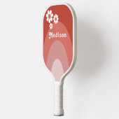 Retro gepersonaliseerde naam pickleball paddle (Links)