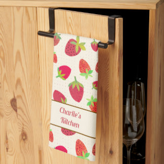Retro Gepersonaliseerde Schattigee Mid-Century Aar Theedoek