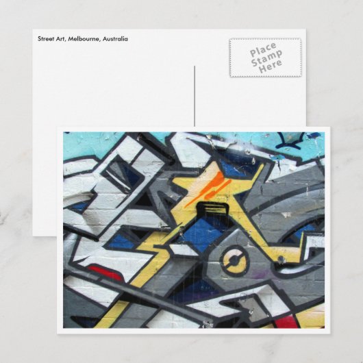 retro-gereedschappen briefkaart (Voorkant / Achterkant)