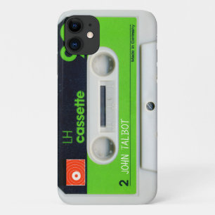 Retro German Audiotape Cassette gepersonaliseerde  Case-Mate iPhone Case