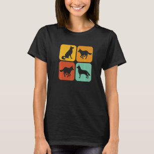 Retro German Shepherd I Aesthetic I German Shepher T-shirt