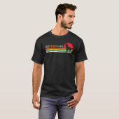 Retro German Shepherd Papa German Shepard Dog Dad T-shirt (Voorkant volledig)