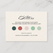 Retro geruit patroon oud geld Trouwkledij Informatiekaartje (Voorkant)