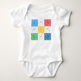 Retro geruite autisme bewustzijn coquette strik romper