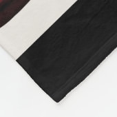 Retro geruite rode lippen fleece deken (Hoek)