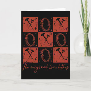 Retro Geruite Valentijn Xoxo De Originele Liebesbr Kaart