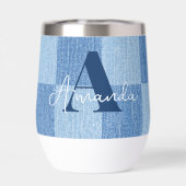 Retro geruite vervaging (Achterkant)