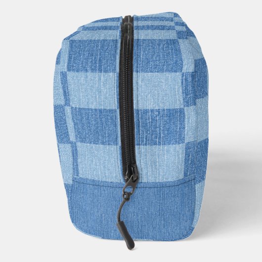 Retro geruite vervaging toilettasje (Rechts)