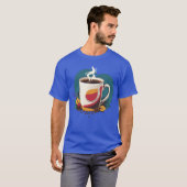 Retro geschenk met schrijfstof t-shirt (Voorkant volledig)