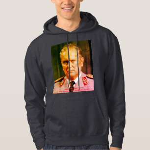 Retro geschiedenis Joegoslavië President Tito Port Hoodie