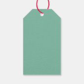 Retro Geschilderd Paasei  Cadeaulabel (Achterkant)